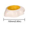 Egg-shaped Pet Bowl Drinking Water Single Bowl Double Bowl Dog Bowls Cute Pet Feeding Bowl Egg Yolk Shaped Food And Water Elevated Bowl Feeder